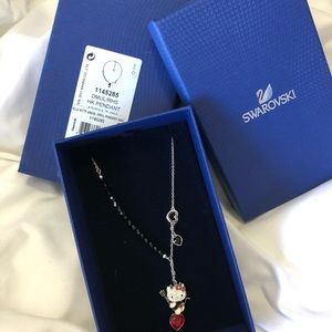 Swarovski Hello Kitty Angel Devil Necklace